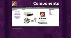 Desktop Screenshot of components.ascon.com.au