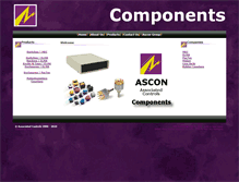 Tablet Screenshot of components.ascon.com.au